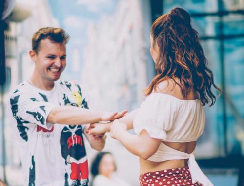 Ein lateinamerikanischer Paartanz